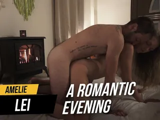 A romantic evening next to the fireplace!