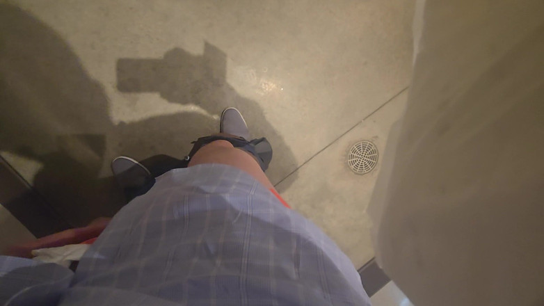 Takepad: Piss on Huge Pad with Change in Public Restrooms