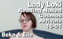 Cosmos naked readers: Lady Loki leyendo desnuda Las llegadas del Cosmos