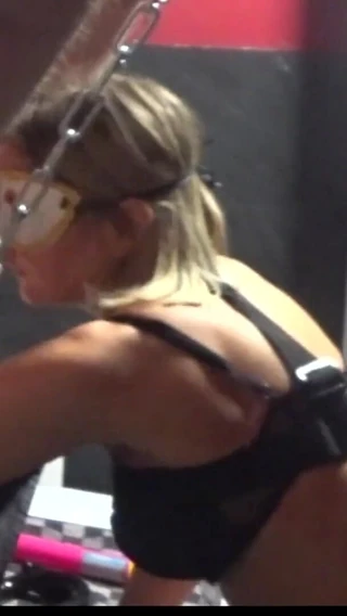 FISTINGQUEEN: Ultra deep sling femdom fisting session 23