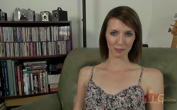 ATK Solo: Slender brunette Karli Stone fingers twat