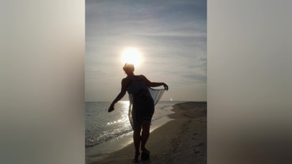 Selena701: Selena's fun after walking