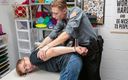 Young Perps: Young Perps - Horny Security Guard Brings Young Crook To The...