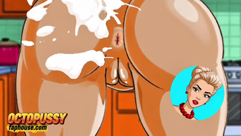 Octopussy Lovers Club: Dona de casa casada é fodida anal na cozinha