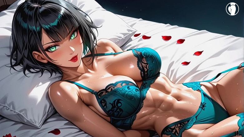 Numb JOI: Tatsumaki На всіх чотирьох важко — хентай, згенерований штучним інтелектом