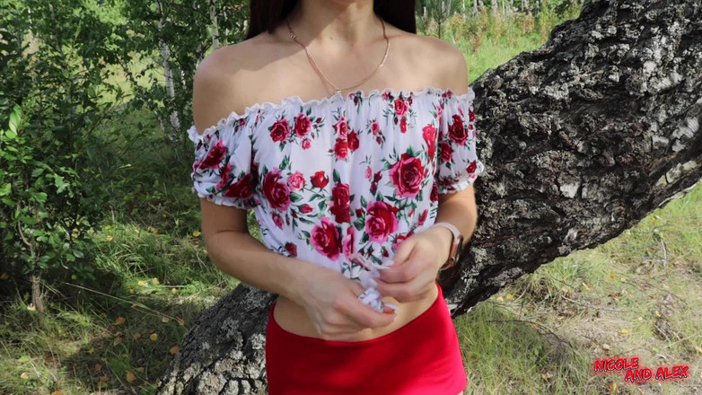 NicoleAndAlex: Трахнул подругу моей лучшей подруги в лесу
