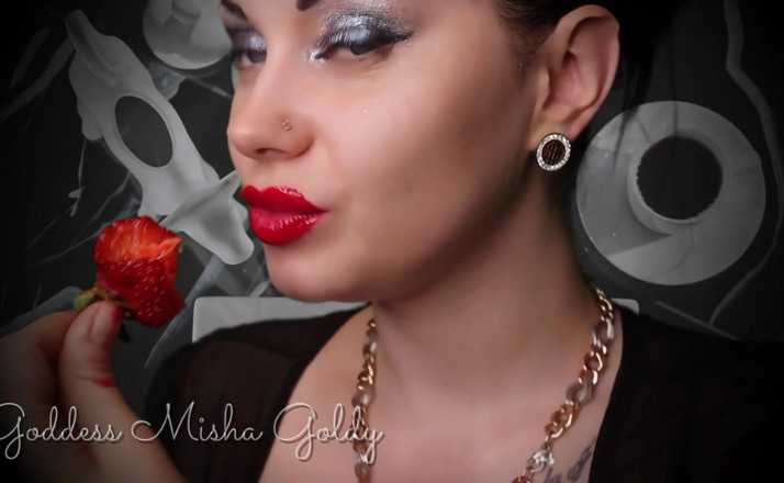Goddess Misha Goldy: Uwodzenie Lipsberry! Kult, wank i sperma! JOI