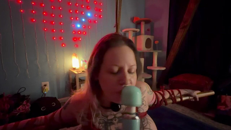 Lady Lazarus: Cuerda atada con bambú y vibrador por goddess Dita