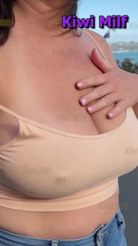 Flashing My Big Natural Tits in Public