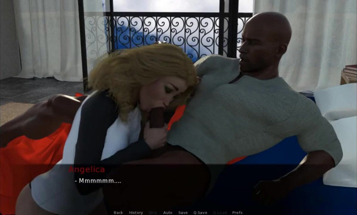 Dirty GamesXxX: Tentația lui Angelica: această pulă neagră uriașă îi va distruge pizda și...