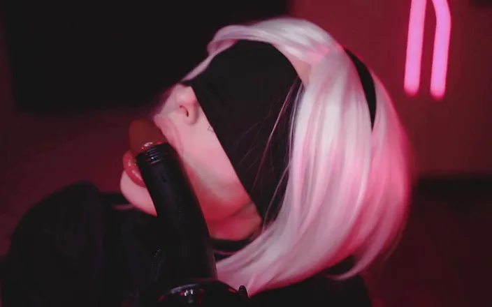 Mysweetalice: BBC Nier Automata cosplay BBC kouření Mysweetalice alias Mykinkydope