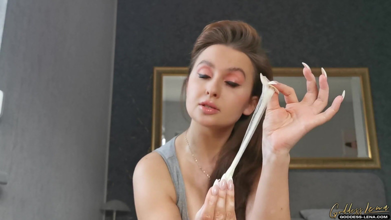 Goddess Lena: Smaczny rogacz spust dla ciebie