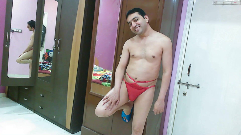 Cute & Nude Crossdresser: Người mặc đồ xuyên thấu gợi cảm femboy ngọt ngào trong...