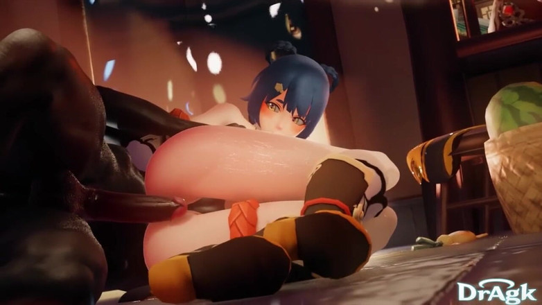 DrAgk: Compilație animație Xiangling Genshin Impact Hilichurl Hentai porno