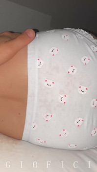 Just Cute Teenage 18 Y.o. Girl in Teddy Pants