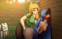 LoveSkySan69: Hentai minecraft sange - bagian 26 - seks lesbian seru!! oleh Loveskysan69