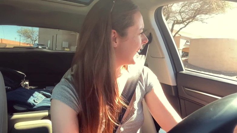 Nadia Foxx: Cumming *embarassingly* Hard in a Starbucks Drive Thru (lush Control Part 2)