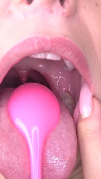 Clip tôn sùng miệng với Angel Wicky fullhd - bên trong miệng tôi
