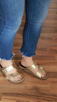 Birkis Asmr - Sandals Dragging & Sliding on Wooden Floor