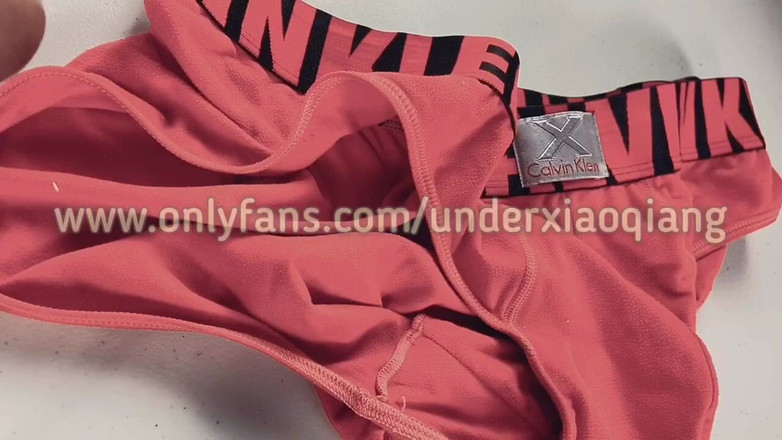 UnderXiaoQiang: Loud Moaning Cum Shot on My Underwear