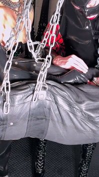 Suspended Denial: Hanging weak for Two Latex Doms