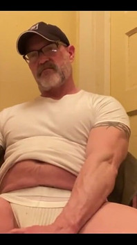 Beyaz t/jockstrap bate