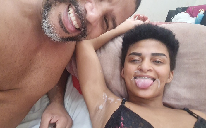 LeoOgro: Pieprzony tyłek i orgazm na twarzy małej żonatej dziwki