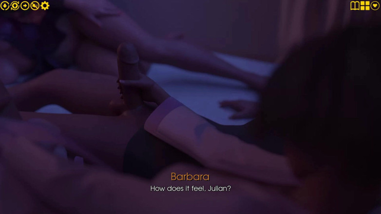 3D Cartoon Porn: Mon plaisir 48 - Lori caresse la bite de Julian jusqu’à ce...
