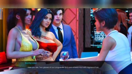 3DXXXTEEN2 Cartoon: Anna and Emily turn heads at the party. 3D porn - Cartoon...