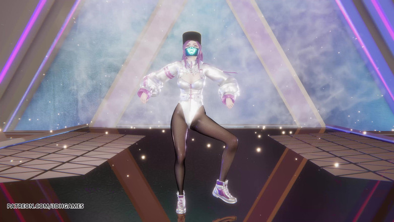 3D-Hentai Games: Mmd Aespa - 超新星 akali 性感脱衣舞英雄联盟成人动漫