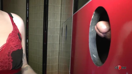 GangBang-Dream: Young Gloryhole and Shower Blowjob Cum in Mouth