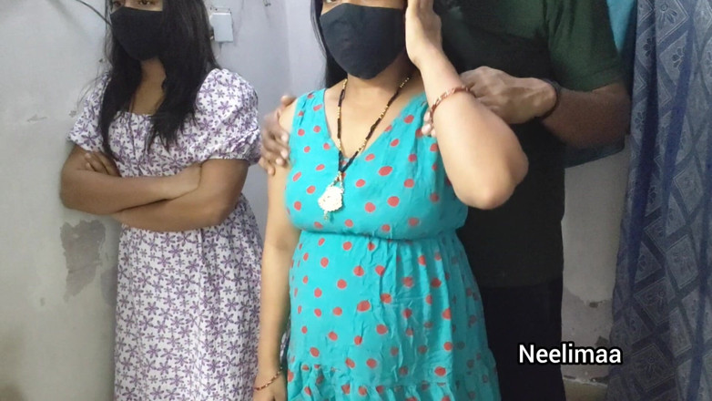 Neelimaa: Indische Desi trio seksvideo