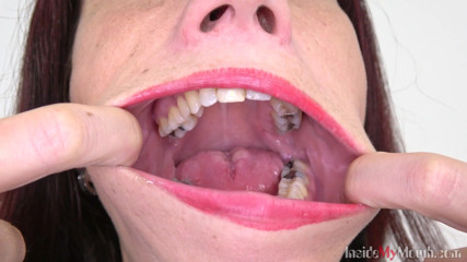 Inside My Mouth: 口フェチクリップとali bordeaux fullhd - 私の口の中