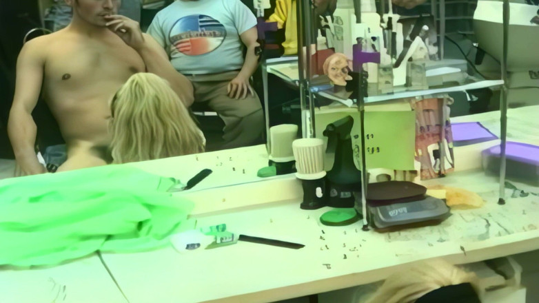 MMV Films: Hot Babes in Stcokings fica com tesão, masturba xoxotas peludas...