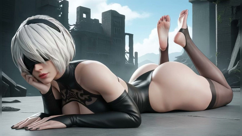 AI art: Bigg Ass Girlfriend Anal Fuck