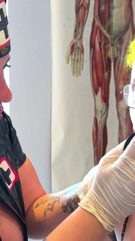 T-boy Gets Femdom Nurse Clinic Check up