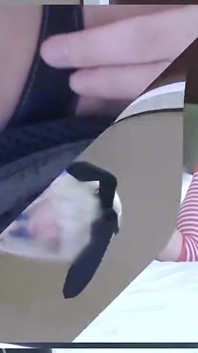Adegan cewek imut dengan kostum cosplay lagi asik ganti baju sampai orgasme berantakan - angle1