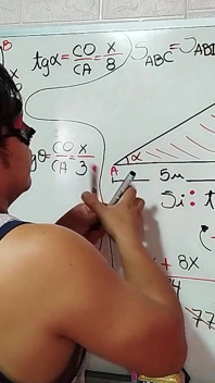 27 Trigonometrie: Vypočítejte výšku a plochu trojúhelníku - Sexuální matematika - Azaghal duše