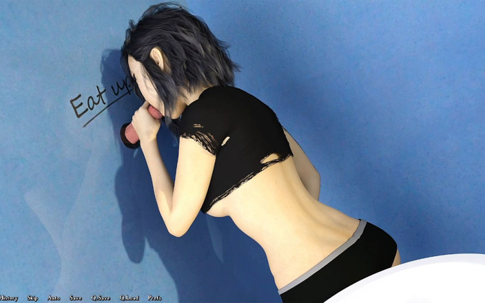 Anime_Sex_00: Riona ep 1stranger Dan fickt riona durch waschraum gloryhole dann füttert...