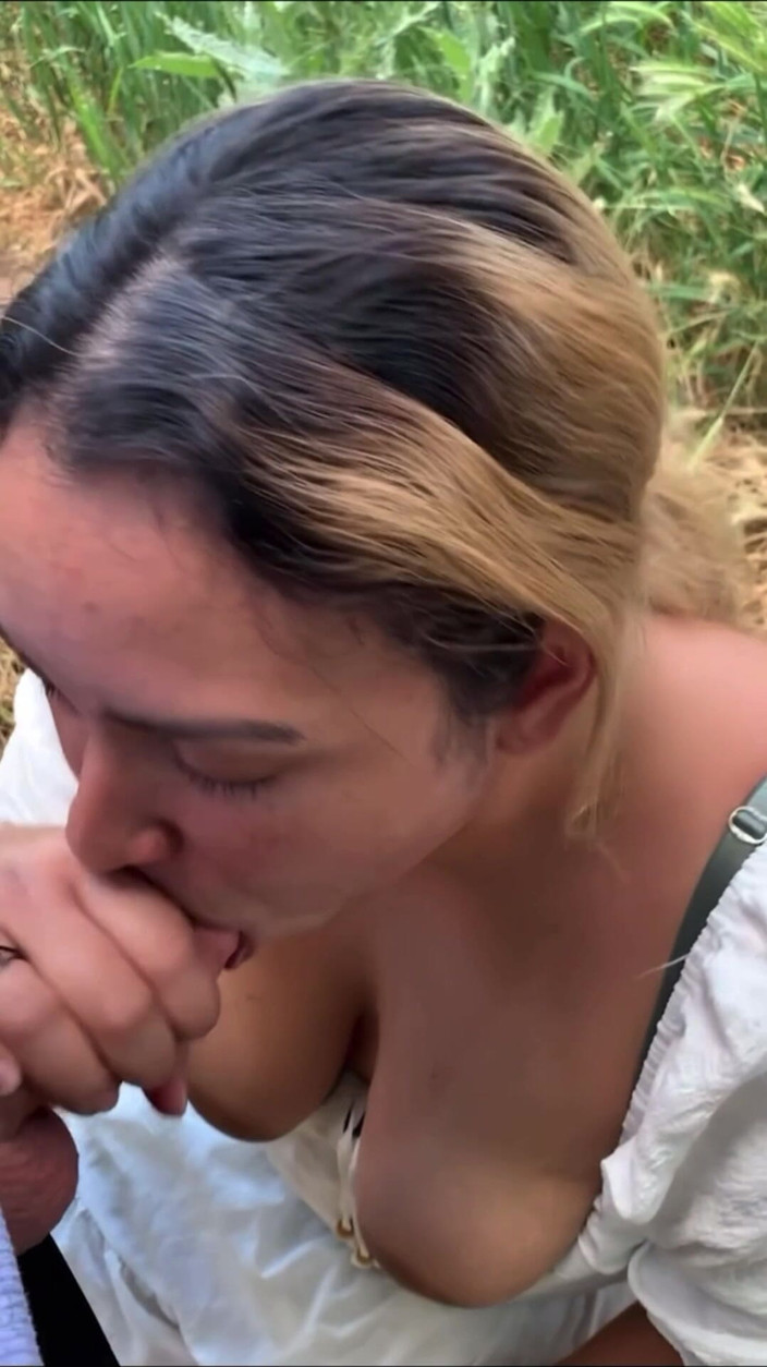 Sandn420: Đi bộ đường dài thổi kèn &amp; xuất tinh trên khuôn mặt...