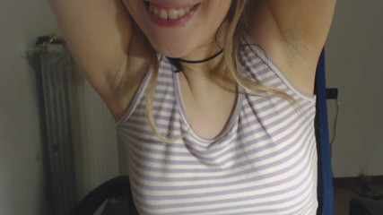 RavenBigAss: Lick my armpits and touch, with hair regrowth