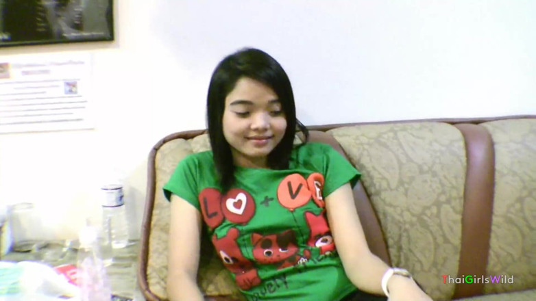 Thai Girls Wild: Pretty Teenage Thai Girl Is Filled with Jizz