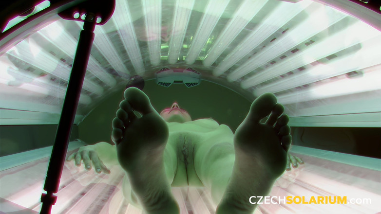 Czech Solarium: Czech Solarium 44: Slim Young Woman Shows off Naked in the...