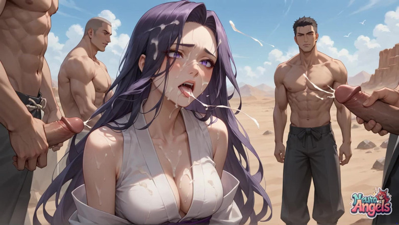 NeuroAngels: Orgasmo do leite do deserto da deusa de cabelos roxos