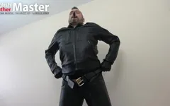 Leather Master Cigar Smoking Humiliation
