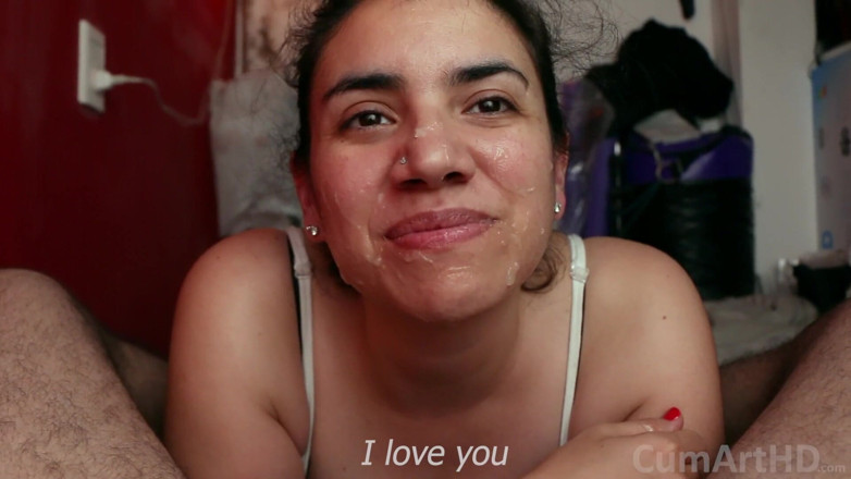 TheArtOfCum: Explosion of Stringy Cum! POV Blowjob + Messy Facial + Cumplay!