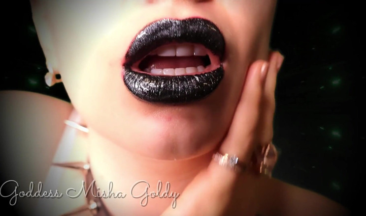 Goddess Misha Goldy: You're so fortunate that I let you worship and wank...