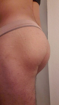 Ass in Girls Underwear