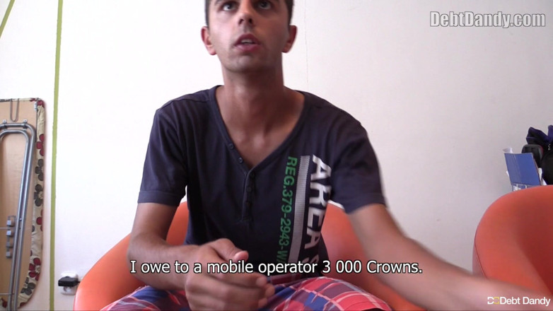 Czech Hunter: Debt Dandy Lures a Slovakian Guy Indoors for Cash in...