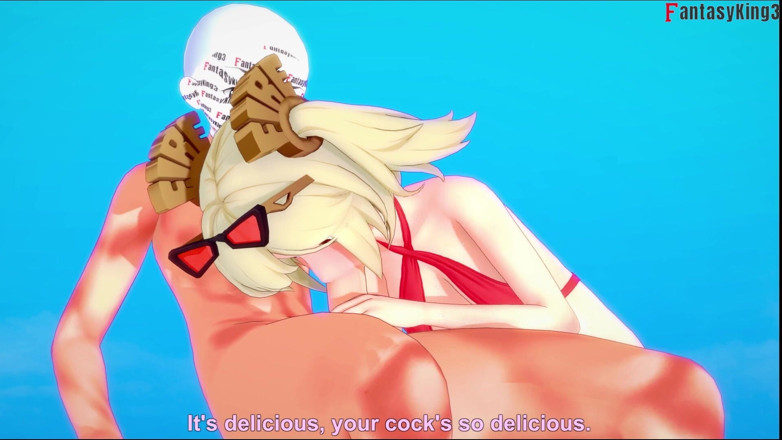 Fantasy king: Burnice Bikini Boquete na Praia - 1 - Zenless Zone Zero (zzz)